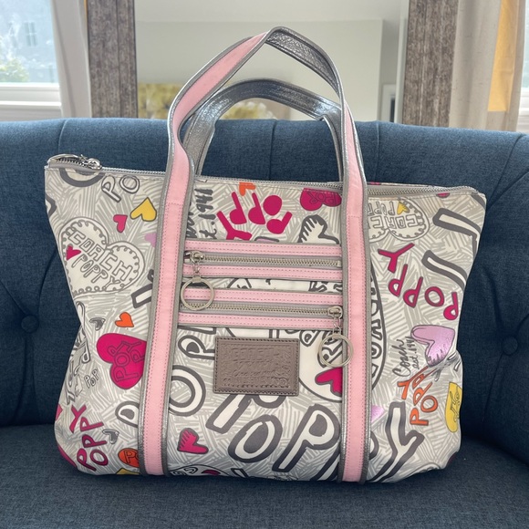 Poppy Collection Coach Large tote - Picture 1 of 2